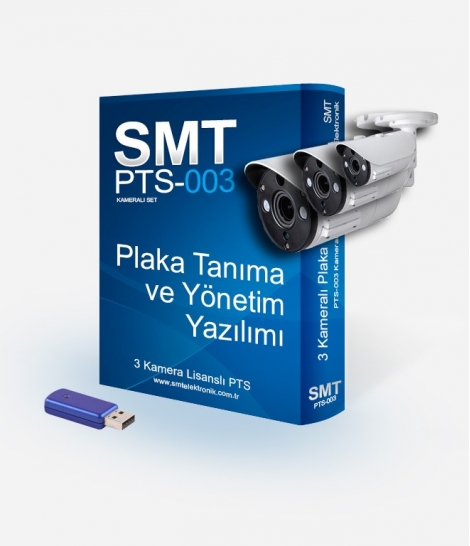 SMT PTS-003 Plaka Tanıma Kameralı Set
